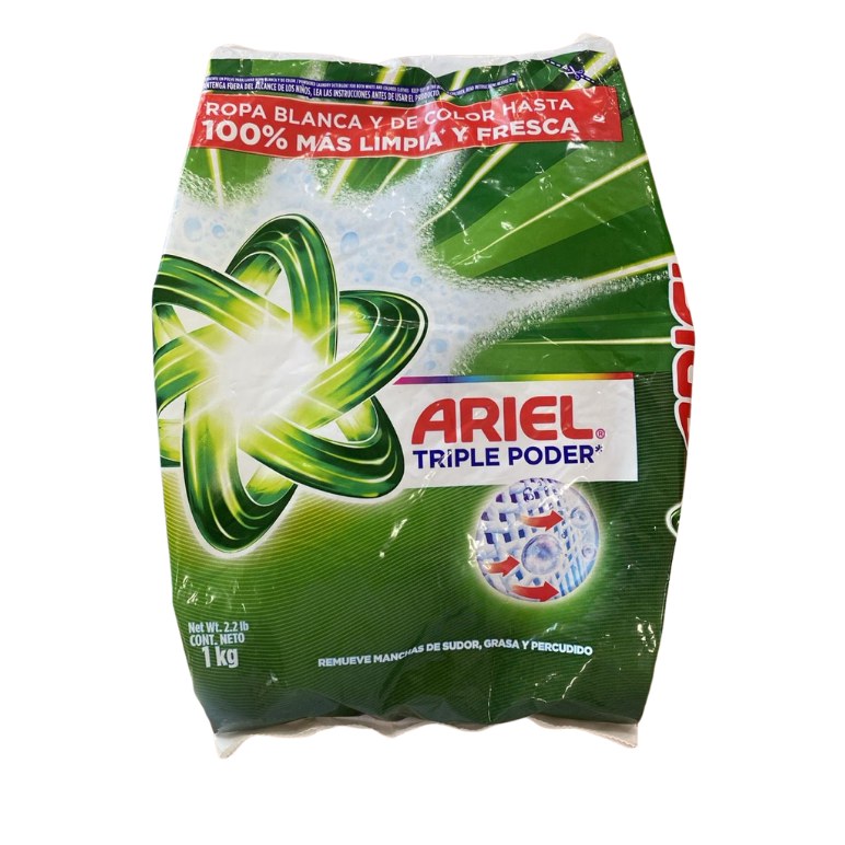 Detergente En Polvo Triple Poder Ariel