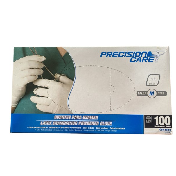 Guantes Con Talco Talla M