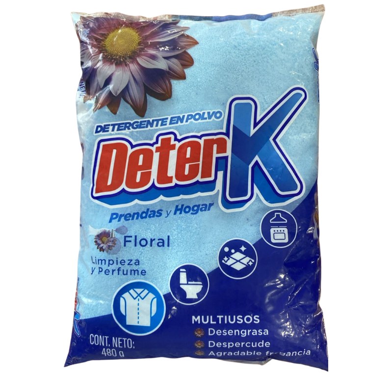 Detergente En Polvo Floral Deterk