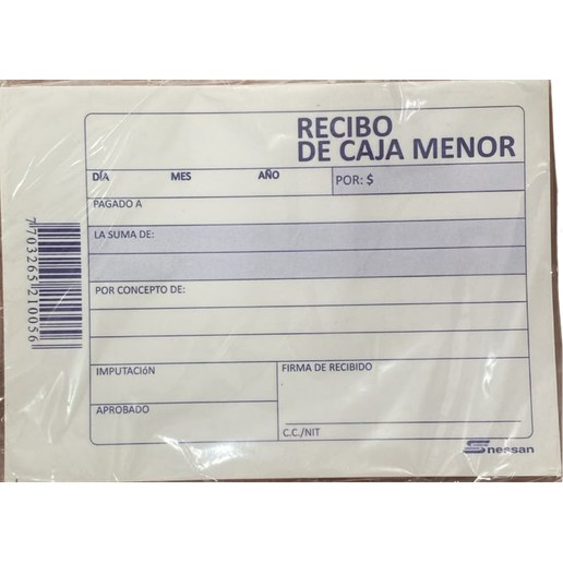 Recibo de Caja Menor