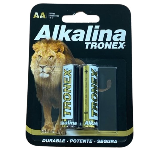 Bateria Alcalina Aa Par Tronex