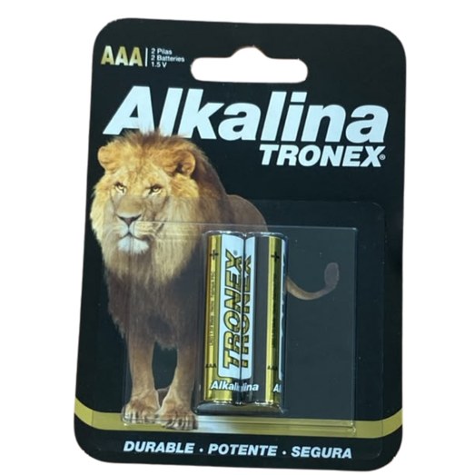 Bateria Alkalina Aaa Par Tronex