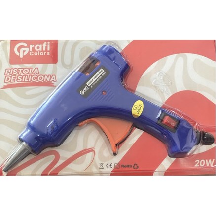 Pistola para Silicona Barra Pequeño Grafi Colors Gr270