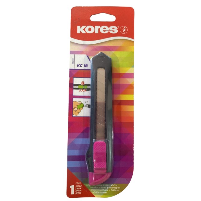 Exacto Plastico Grande 18Mm Neon